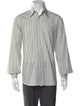 Yves Saint Laurent Striped Long Sleeve Shirt