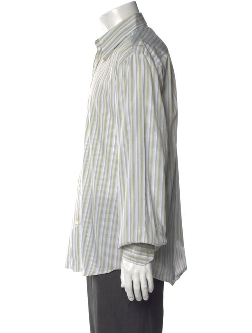 Yves Saint Laurent Striped Long Sleeve Shirt