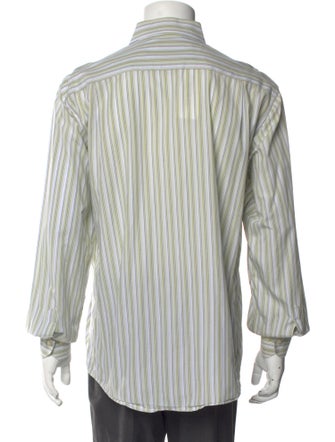 Yves Saint Laurent Striped Long Sleeve Shirt