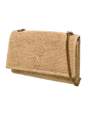 Saint Laurent Raffia Crossbody Bag