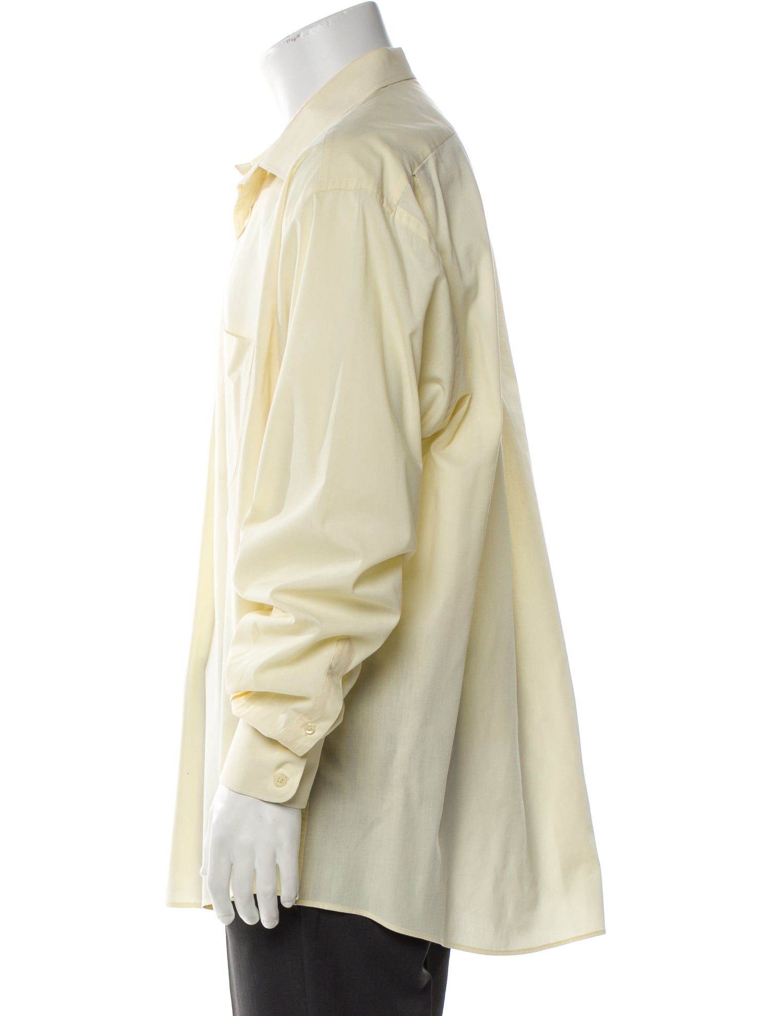 Yves Saint Laurent Striped Long Sleeve Shirt