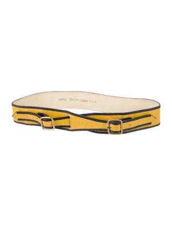 Yves Saint Laurent Leather Waist Belt