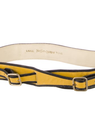 Yves Saint Laurent Leather Waist Belt