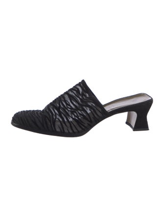 Yves Saint Laurent Mesh Mules