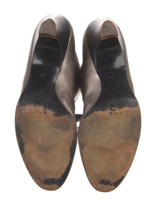 Yves Saint Laurent Leather Lace-Up Boots