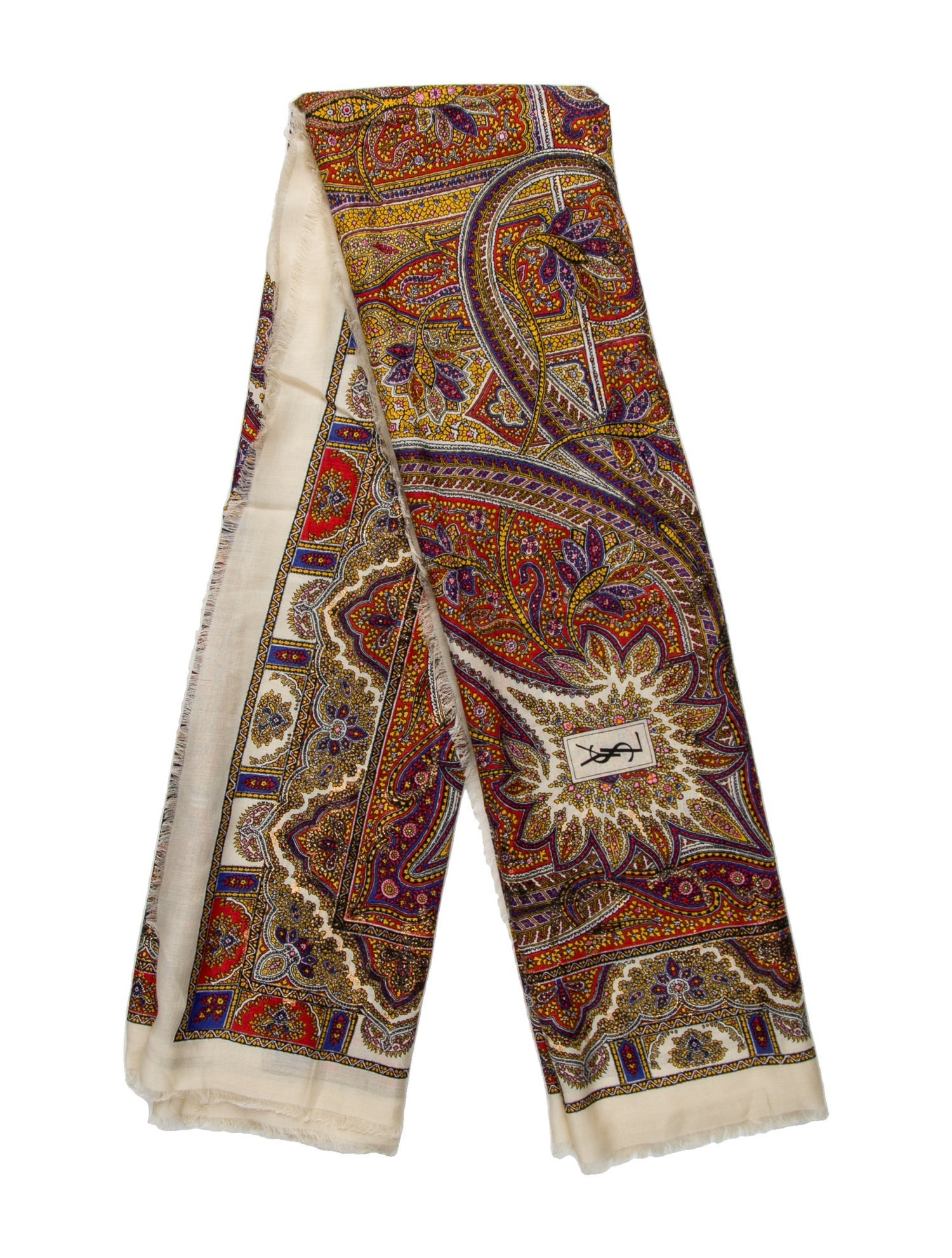 Yves Saint Laurent Printed Scarf