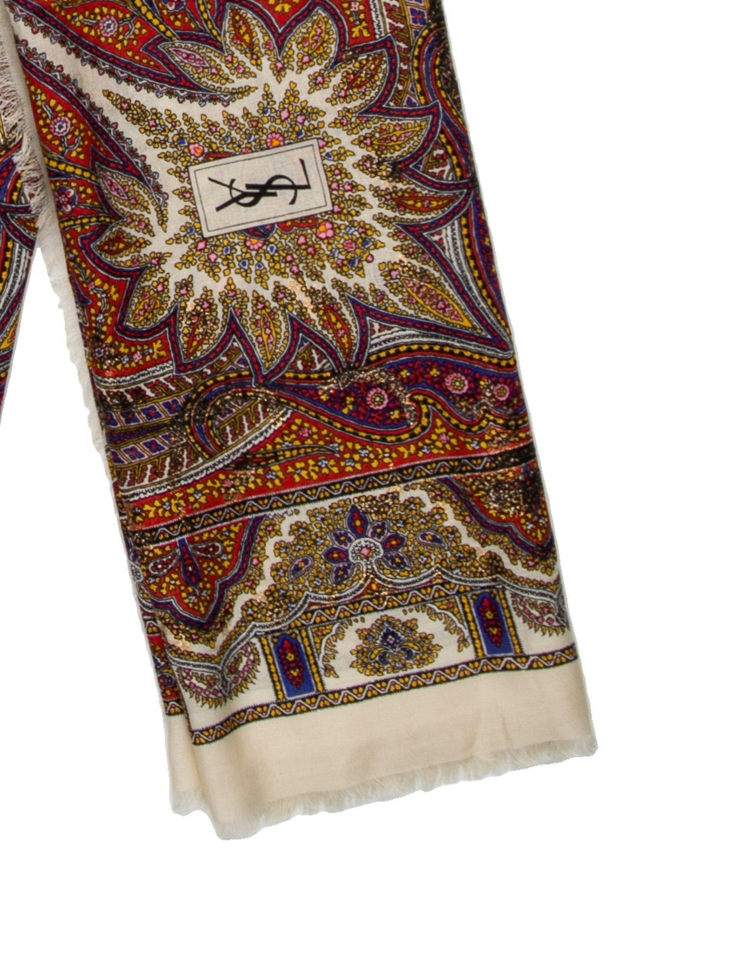 Yves Saint Laurent Printed Scarf