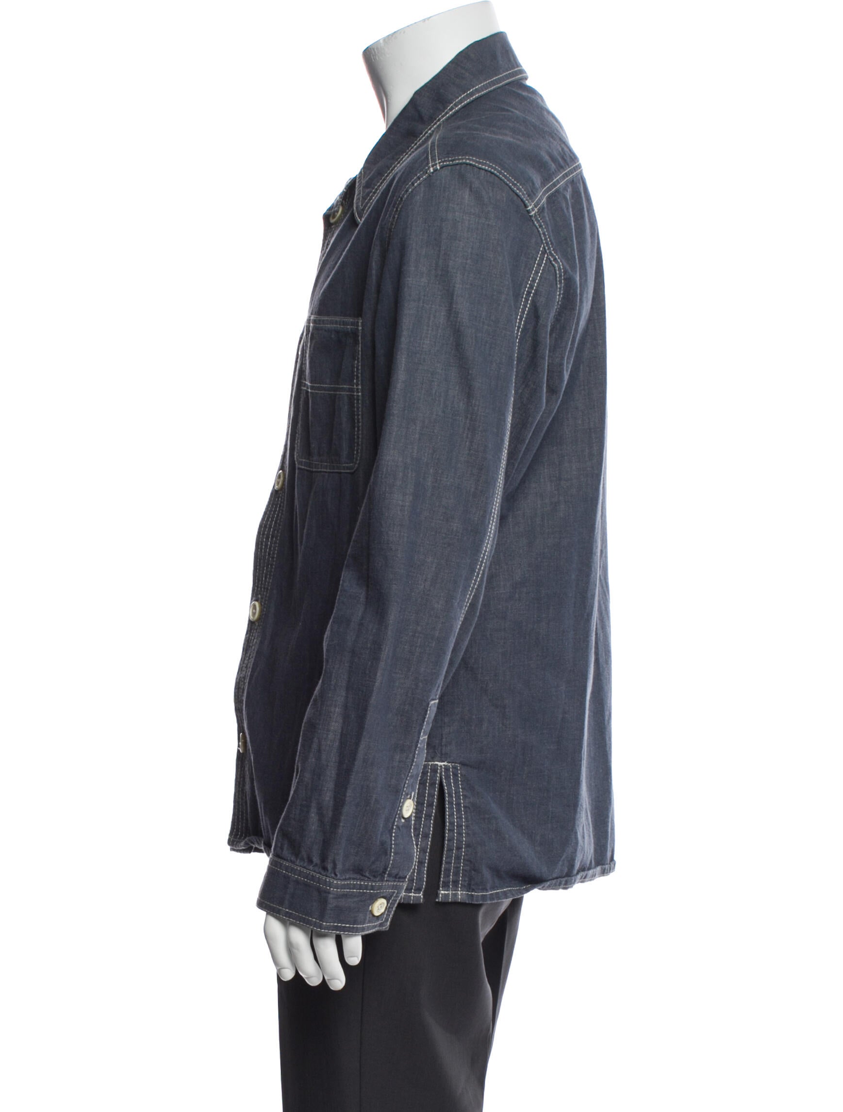 Yves Saint Laurent Rive Gauche Vintage 2006 Denim Shirt