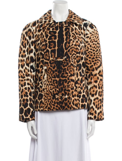 Yves Saint Laurent Animal Print Jacket