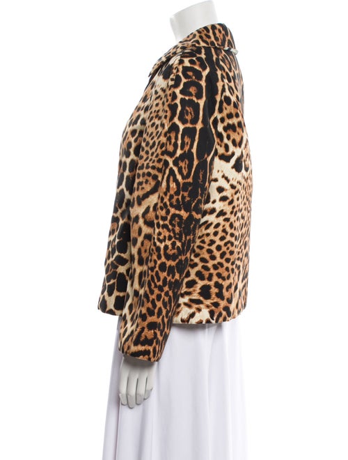 Yves Saint Laurent Animal Print Jacket