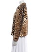 Yves Saint Laurent Animal Print Jacket