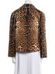 Yves Saint Laurent Animal Print Jacket