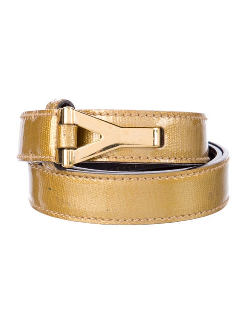 Yves Saint Laurent Skinny Leather Belt