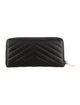 Saint Laurent YSL Monogram Large Zip Signature Logo Continental Wallet