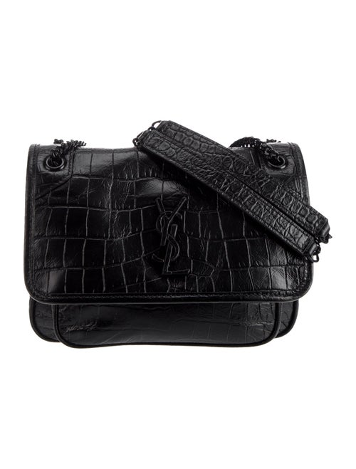 Saint Laurent Embossed Leather Niki Medium