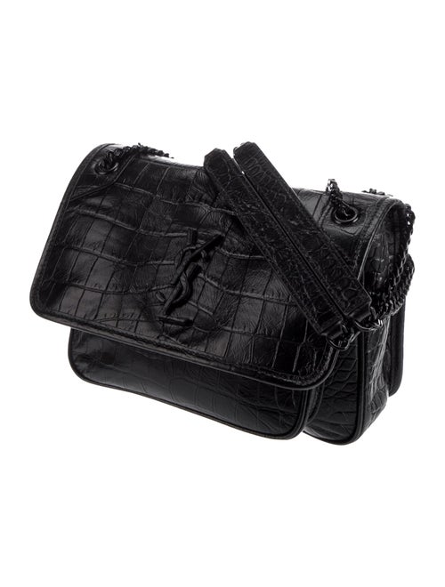 Saint Laurent Embossed Leather Niki Medium