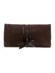 Yves Saint Laurent Rive Gauche Suede Clutch