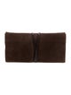Yves Saint Laurent Rive Gauche Suede Clutch