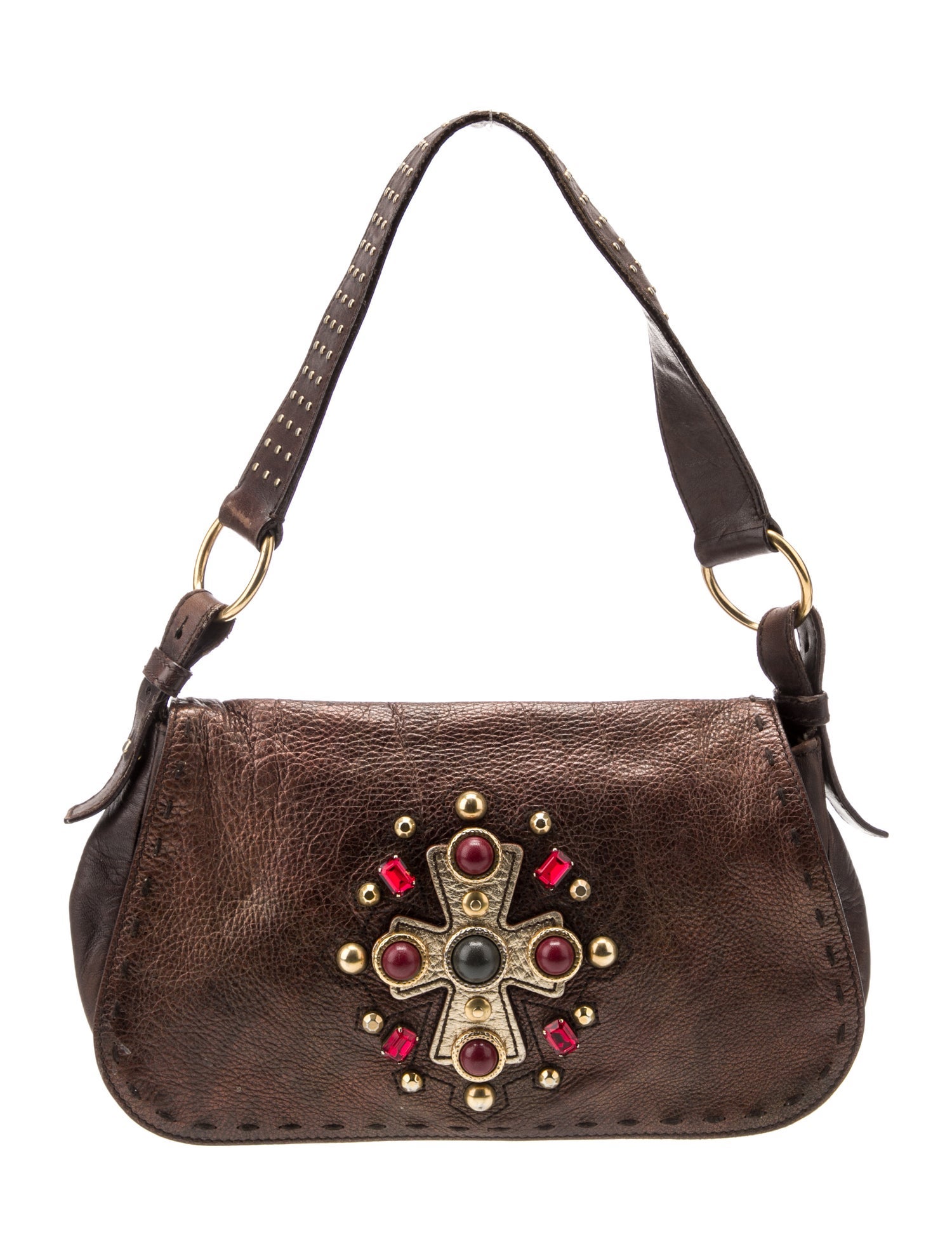 Yves Saint Laurent Leather Cross Vintage