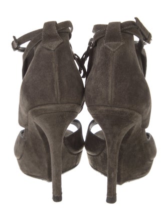 Yves Saint Laurent Suede Sandals