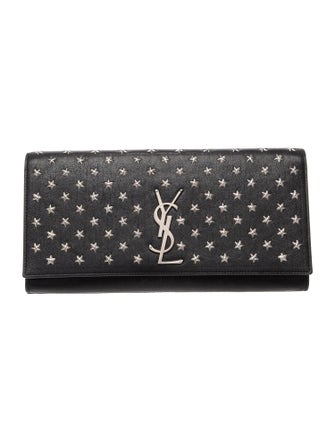 Saint Laurent Leather Clutch