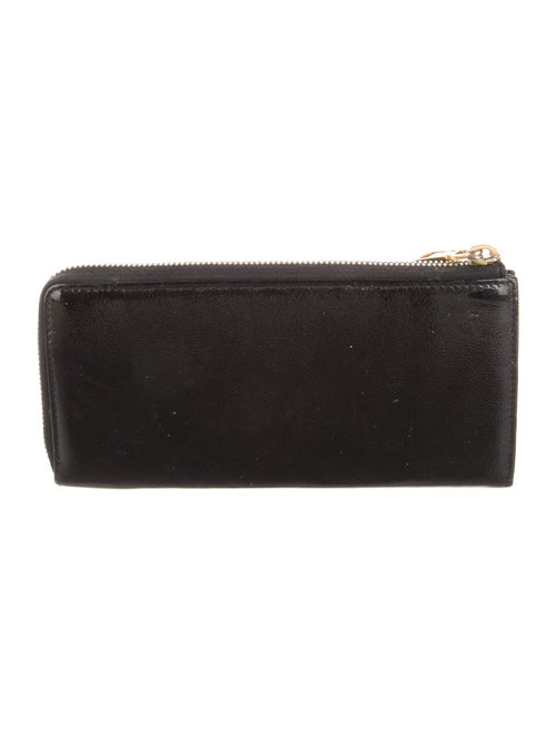 Yves Saint Laurent Patent Leather Continental Wallet