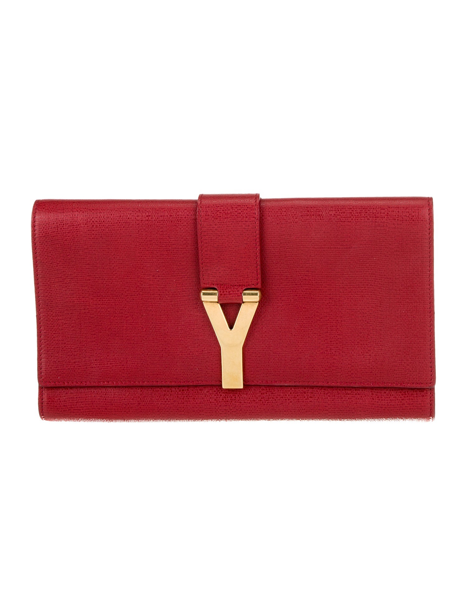 Yves Saint Laurent Leather Clutch