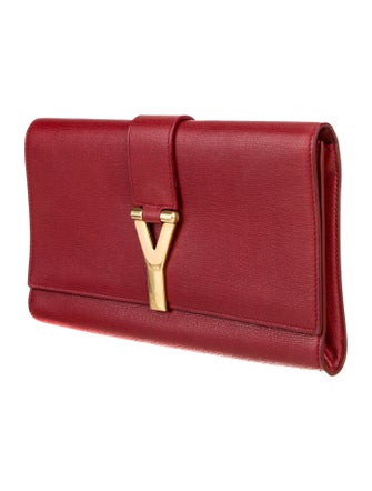 Yves Saint Laurent Leather Clutch