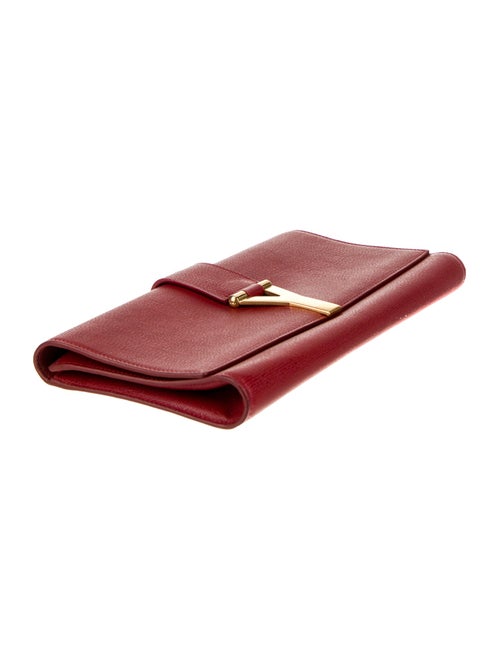 Yves Saint Laurent Leather Clutch