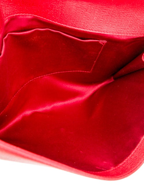 Yves Saint Laurent Leather Clutch