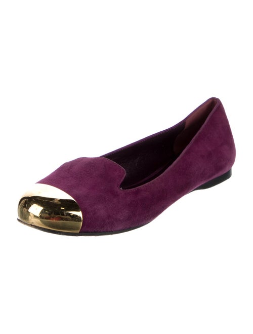 Yves Saint Laurent Suede Flats