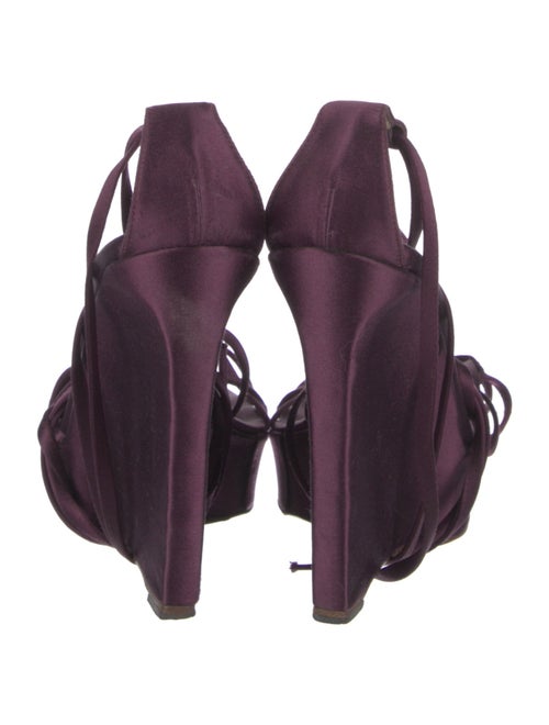 Yves Saint Laurent Rive Gauche Satin Sandals