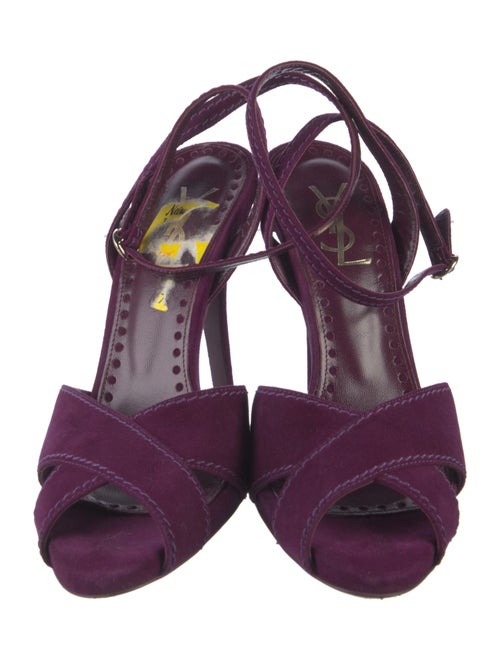 Yves Saint Laurent Suede Sandals