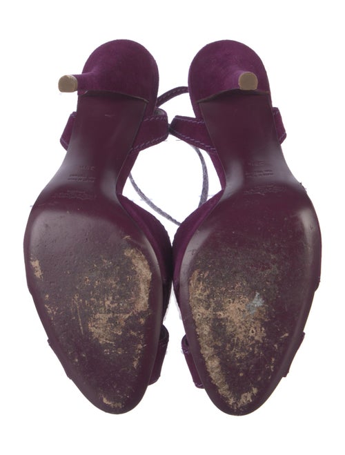 Yves Saint Laurent Suede Sandals