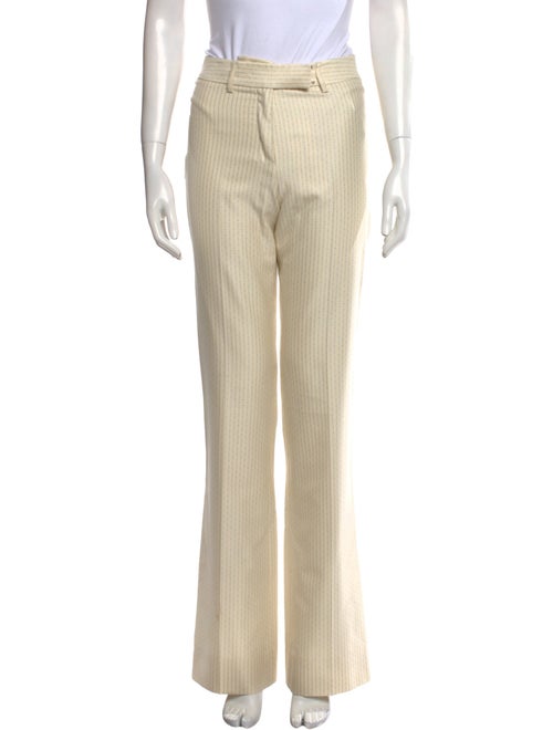 Yves Saint Laurent Wool Wide Leg Pants