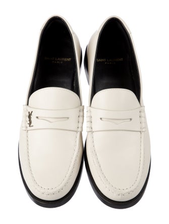 Yves Saint Laurent Leather Loafers