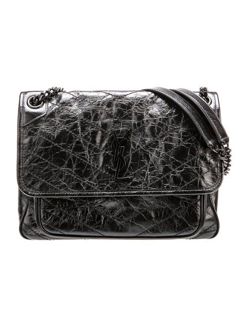 Saint Laurent Chevron Shoulder Bag