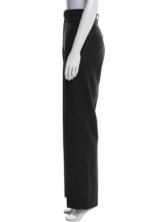 Yves Saint Laurent Wool Straight Leg Pants