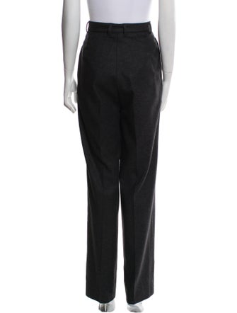 Yves Saint Laurent Wool Straight Leg Pants