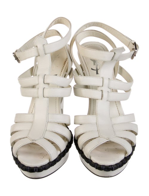Yves Saint Laurent Leather Gladiator Sandals