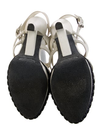 Yves Saint Laurent Leather Gladiator Sandals