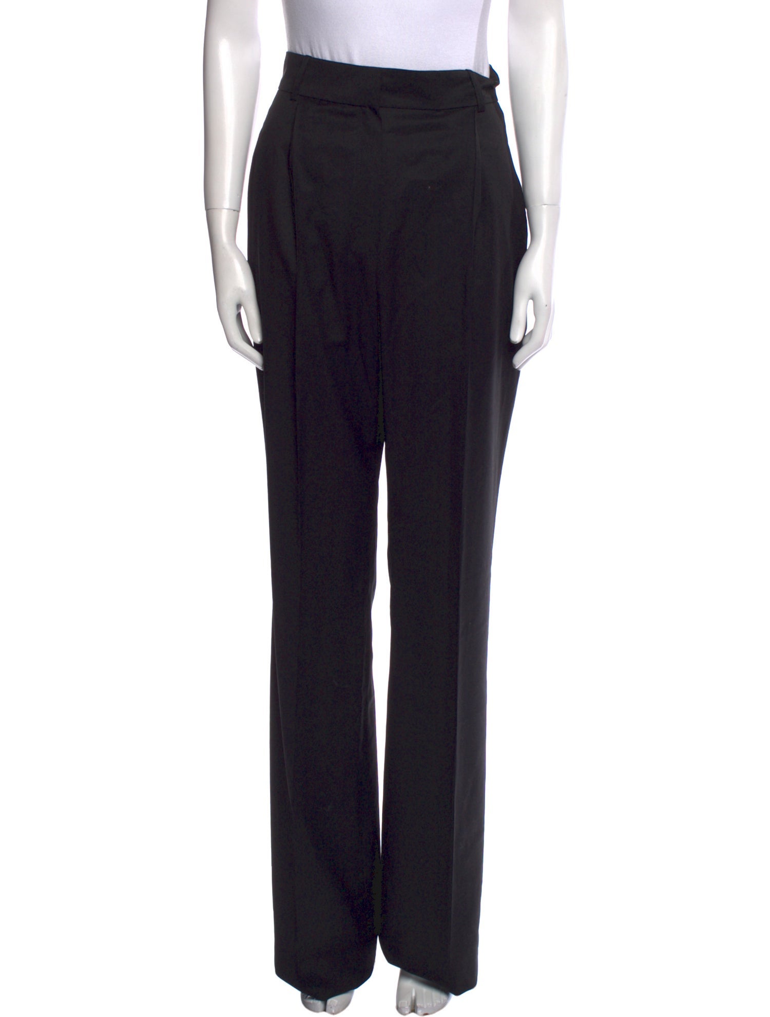 Yves Saint Laurent Wool Wide Leg Pants