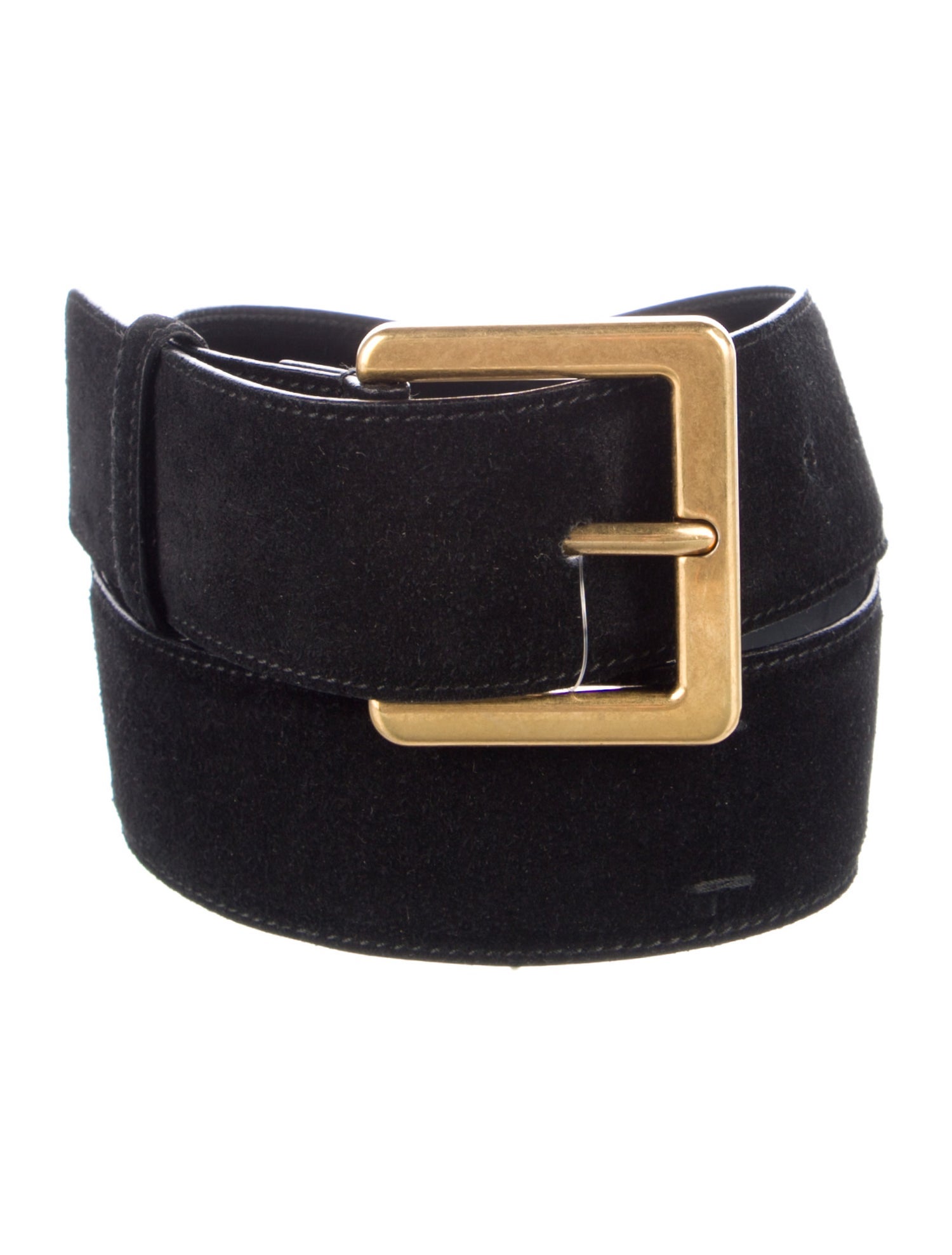 Yves Saint Laurent Rive Gauche Suede Belt