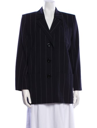 Yves Saint Laurent Wool Striped Blazer