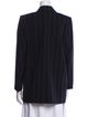 Yves Saint Laurent Wool Striped Blazer