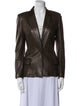 Yves Saint Laurent Rive Gauche 2000's Leather Blazer