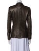 Yves Saint Laurent Rive Gauche 2000's Leather Blazer