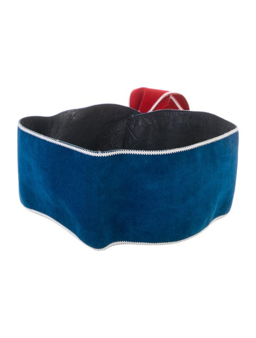 Yves Saint Laurent Wide Suede Waist Belt