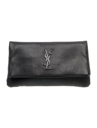 Saint Laurent Signature West Hollywood Fold Over Clutch