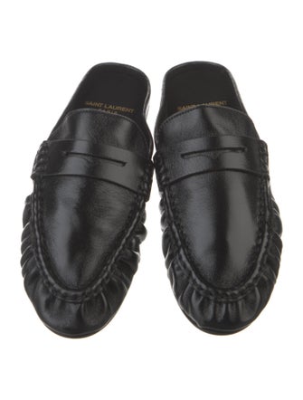 Saint Laurent Leather Mules
